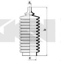 GENERAL MOTORS 8944696 Комплект пильника, рульове керування