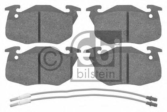 QUINTON HAZELL MBP872 Комплект гальмівних колодок, дискове гальмо