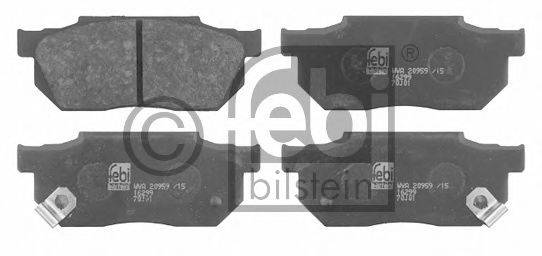 FEBI BILSTEIN 20959 Комплект гальмівних колодок, дискове гальмо
