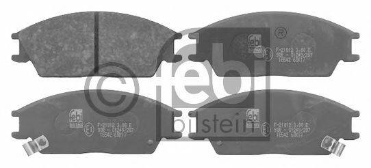 G.U.D GBP022402 Комплект гальмівних колодок, дискове гальмо