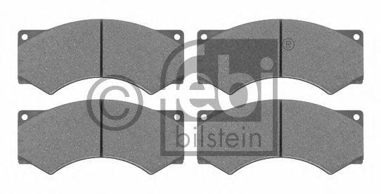 FEBI BILSTEIN 16604 Комплект гальмівних колодок, дискове гальмо