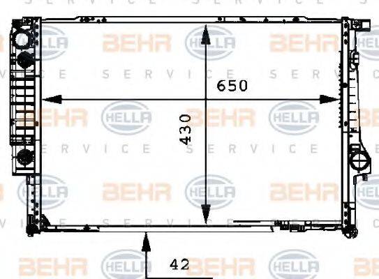 BEHR HELLA SERVICE 8MK 376 712-131