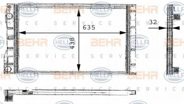 BEHR HELLA SERVICE 8MK 376 717-031