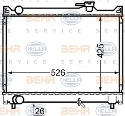 BEHR HELLA SERVICE 8MK 376 724-661