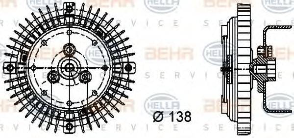 BEHR HELLA SERVICE 8MV 376 732-011
