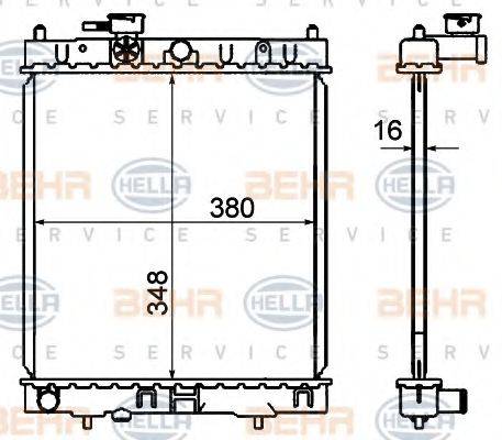 BEHR HELLA SERVICE 8MK 376 735-171