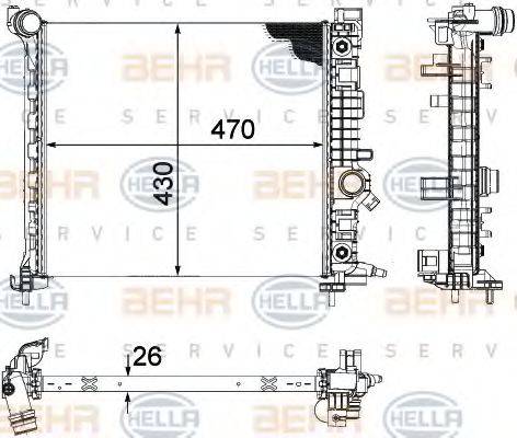 BEHR HELLA SERVICE 8MK 376 756-471