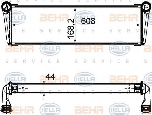 BEHR HELLA SERVICE 8MK376756541 Радіатор, охолодження двигуна