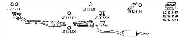 HJS BMW214 Система випуску ОГ