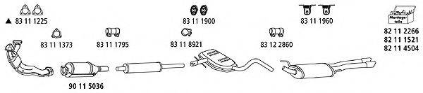 HJS VW711 Система випуску ОГ