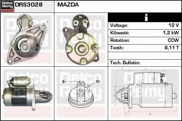 MAZDA N221-18-400R Стартер