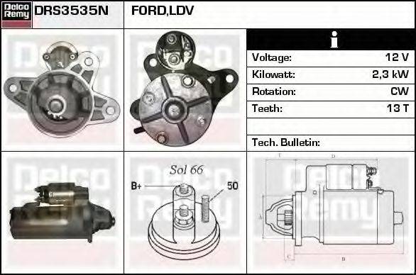 DELCO REMY DRS3535N