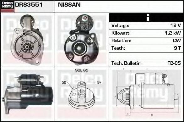 NISSAN 23300-H9101 Стартер
