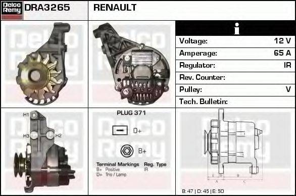 DELCO REMY DRA3265