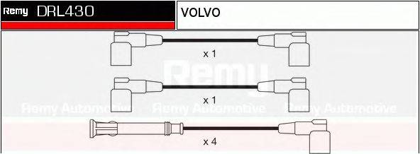 DELCO REMY DRL430 Комплект дротів запалювання