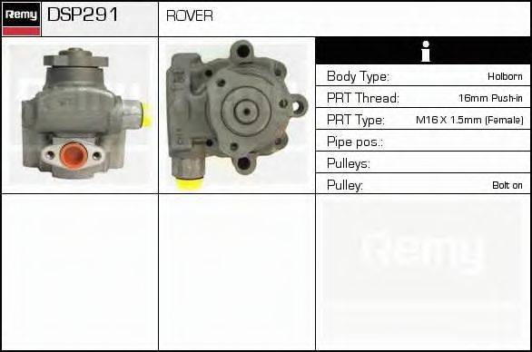 DELCO REMY DSP291 Гідравлічний насос, кермо