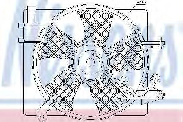 ARD 322092 Вентилятор, охолодження двигуна