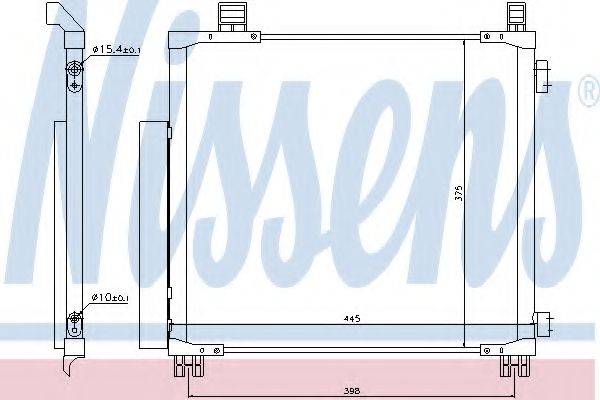 NISSENS 940136 Конденсатор, кондиціонер