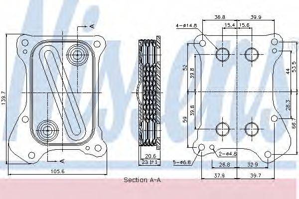 VAUXHALL 16510-85E01 масляний радіатор, моторне масло