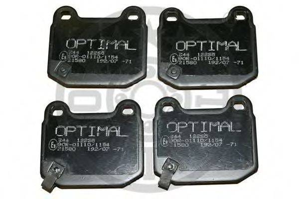 OPTIMAL 21580 Комплект гальмівних колодок, дискове гальмо