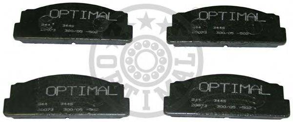 OPTIMAL 3446 Комплект гальмівних колодок, дискове гальмо