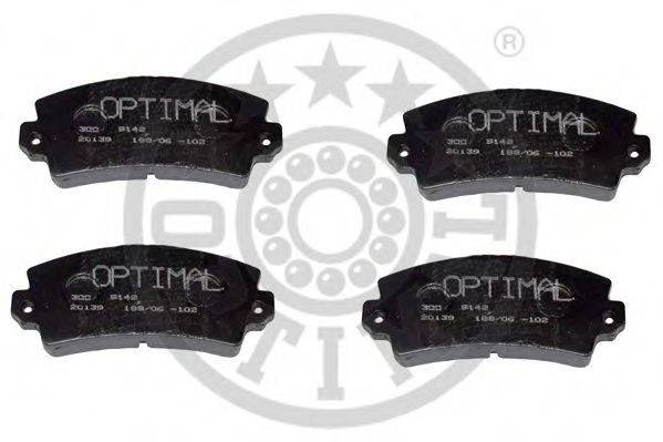 OPTIMAL 20141 Комплект гальмівних колодок, дискове гальмо
