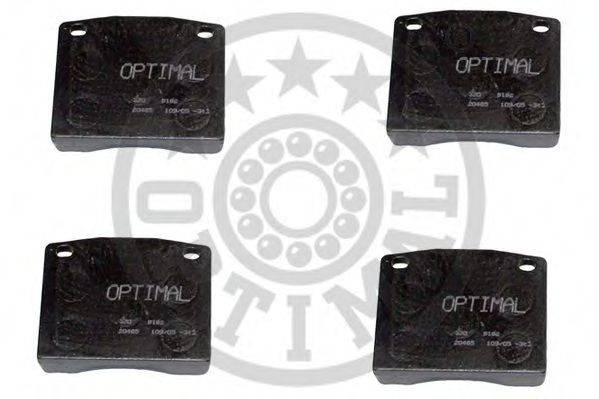 OPTIMAL 9192 Комплект гальмівних колодок, дискове гальмо
