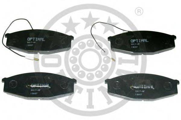 OPTIMAL 9917 Комплект гальмівних колодок, дискове гальмо