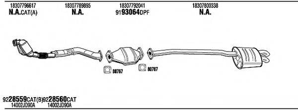 WALKER BWH19949BA Система випуску ОГ