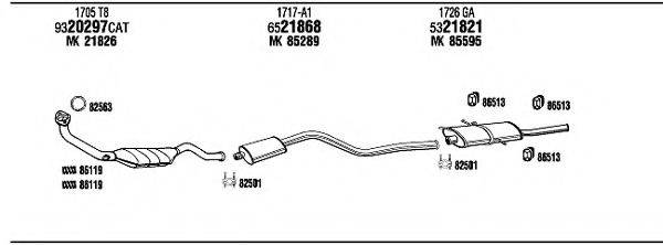 WALKER CI16031A Система випуску ОГ