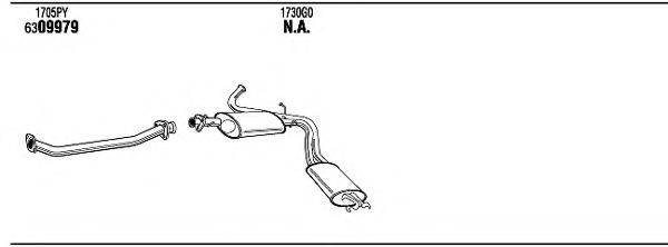 WALKER CIH18235B Система випуску ОГ