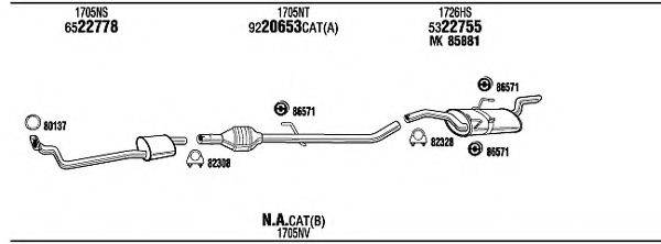 WALKER CIT13181D Система випуску ОГ