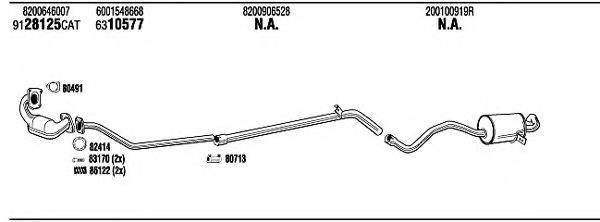 WALKER DCH31083 Система випуску ОГ