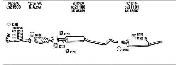 WALKER DW12003 Система випуску ОГ