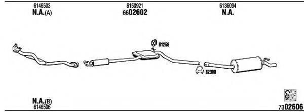 WALKER FO55108B Система випуску ОГ