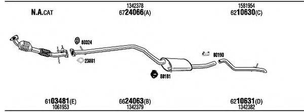 WALKER FOK16966BB Система випуску ОГ