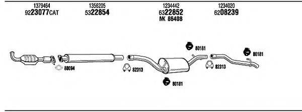 WALKER FOK17632A Система випуску ОГ