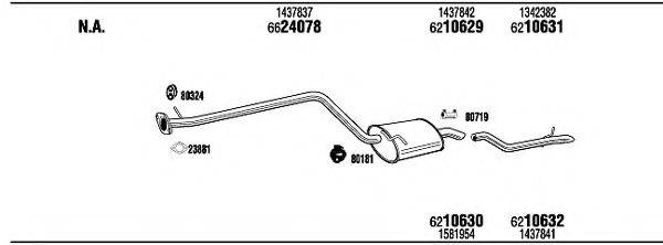 WALKER FOK20862 Система випуску ОГ