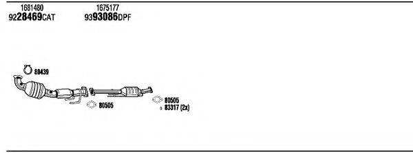 WALKER FOK33354BA Система випуску ОГ