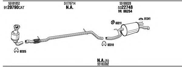 WALKER LN10051 Система випуску ОГ