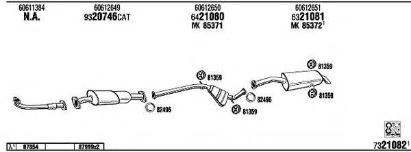 WALKER LN55000 Система випуску ОГ