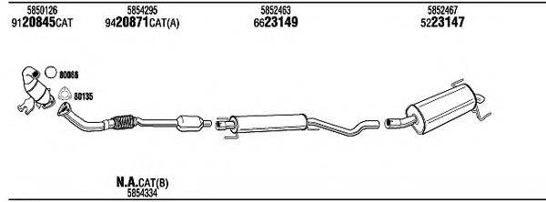 WALKER OPH09246A Система випуску ОГ