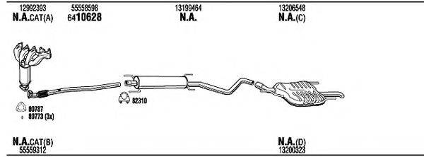 WALKER OPK19362 Система випуску ОГ