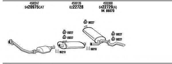 WALKER OPT10100A Система випуску ОГ