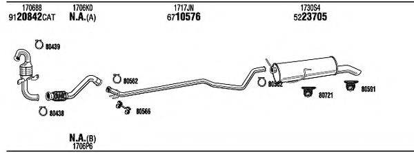 WALKER PEH23383A Система випуску ОГ