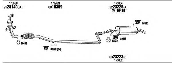 WALKER PEH33231A Система випуску ОГ