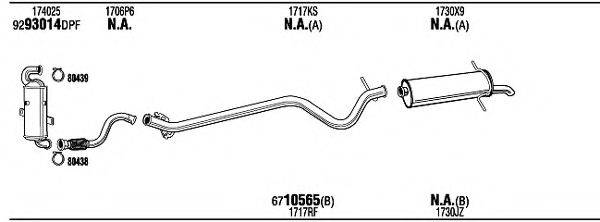 WALKER PEH33871AA Система випуску ОГ