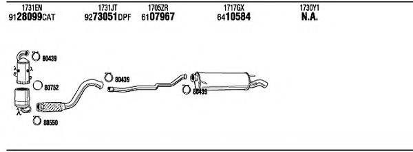 WALKER PEH33871AH Система випуску ОГ