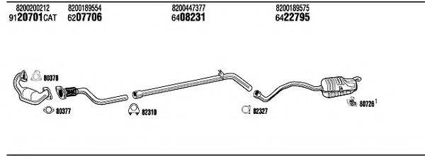 WALKER REH17729D Система випуску ОГ