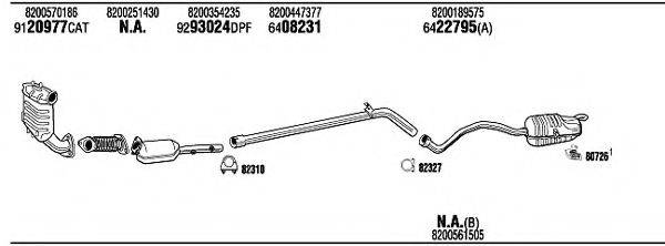 WALKER REH19036A Система випуску ОГ